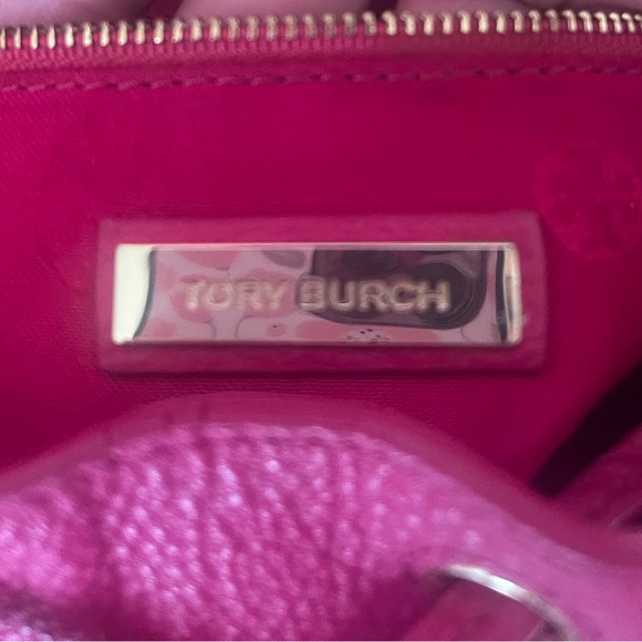 Tory Burch Fuchsia Backpack with Tassels - Picture 8 of 11